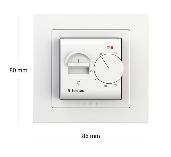 Фото - Терморегулятор Terneo MEX Unic White
