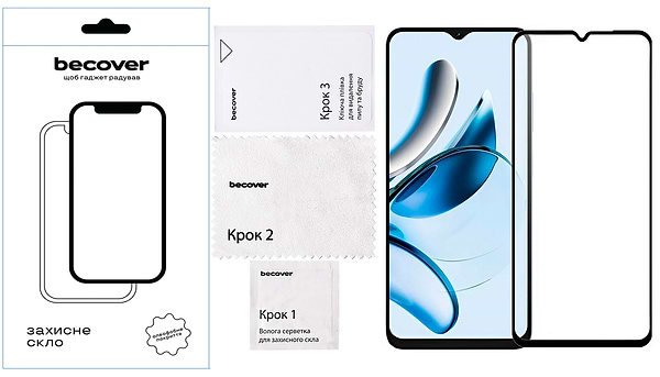 Фото - Захисне скло для смартфону BeCover for Blackview Color 8 Black (712127)