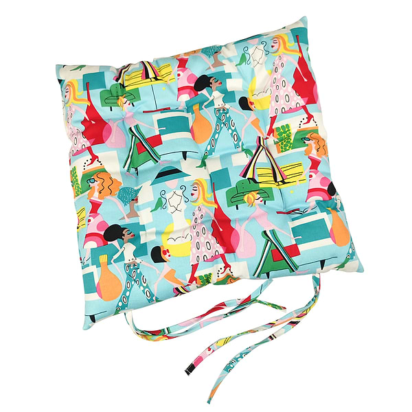 Фото - Подушка для стула Home Line голубой 40х40 (131507)