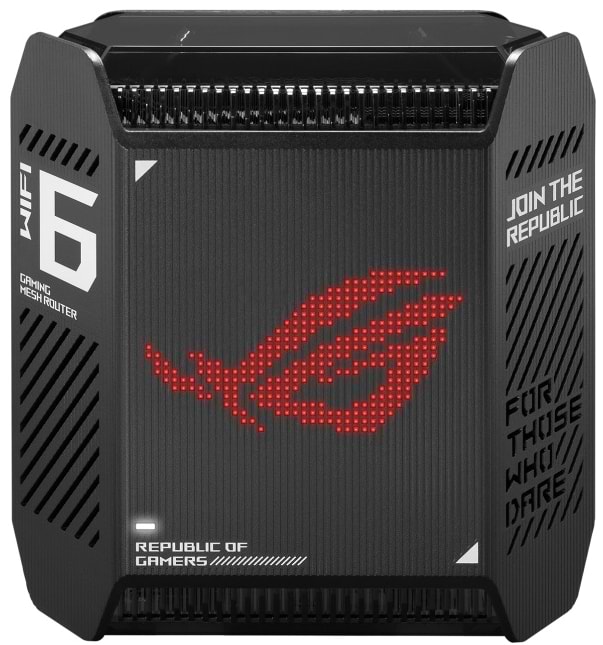 MESH система WiFi6 Asus ROG Rapture GT6 Black (1-pack) - Фото 1