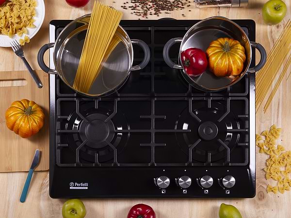 Фото - Варочная панель газовая Perfelli HGM 61020 BL