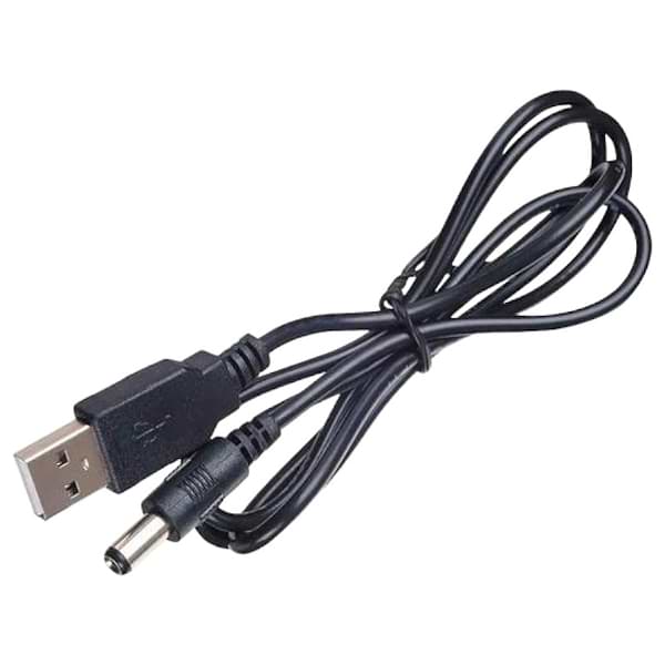 Фото - Кабель USB - DC Atcom USB (AM) - 3.5DC 2A 1m Black (10035)