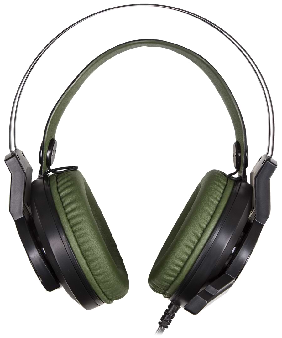 Гарнитура проводная игровая Bloody J437 (Army Green) - Фото 1