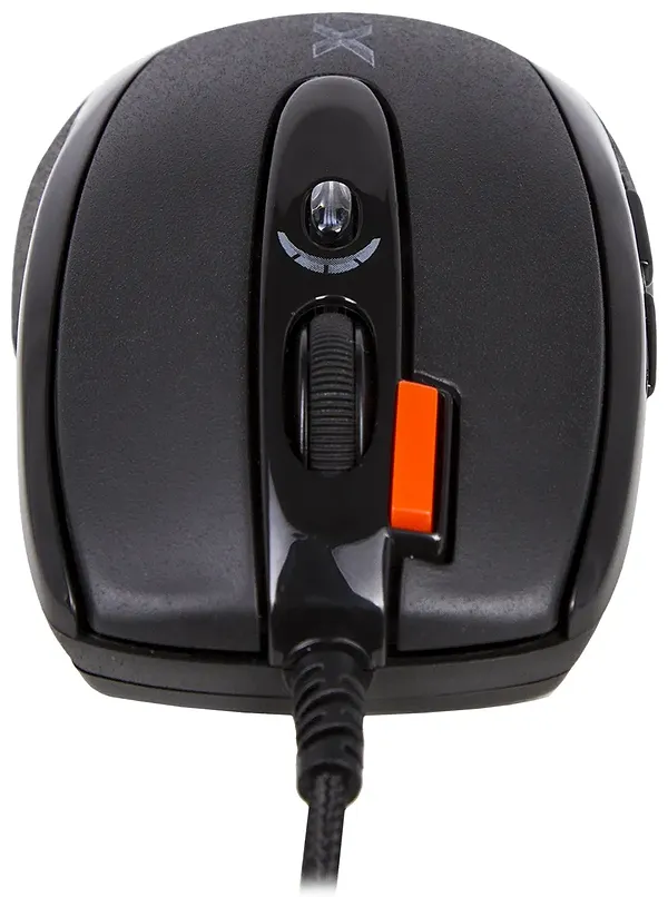 Фото - Мышь проводная игровая A4tech X-710BK Black USB + X7-200MP