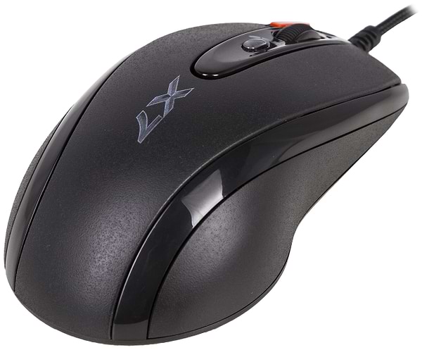 Фото - Мышь проводная игровая A4tech X-710BK Black USB + X7-200MP