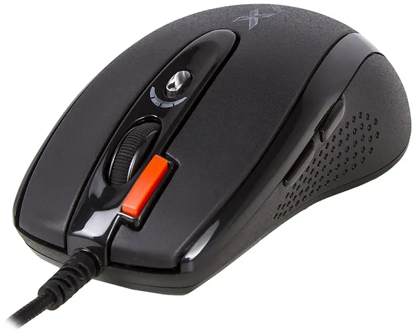 Фото - Мышь проводная игровая A4tech X-710BK Black USB + X7-200MP