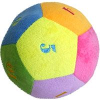 Фото - Мягкая игрушка подушка Tigres Мячик с цифрами, (ІГ-0001)