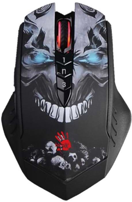 Мышь беспроводная игровая Bloody R80 Plus Skull - Фото 1
