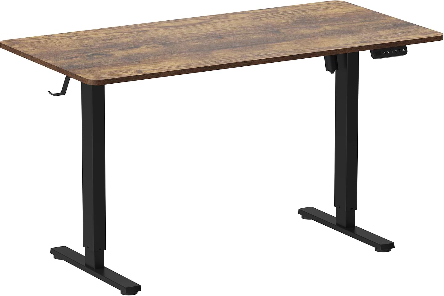 Стол компьютерный OfficePro ODE1470DW Dark Wood/Black - Фото 1