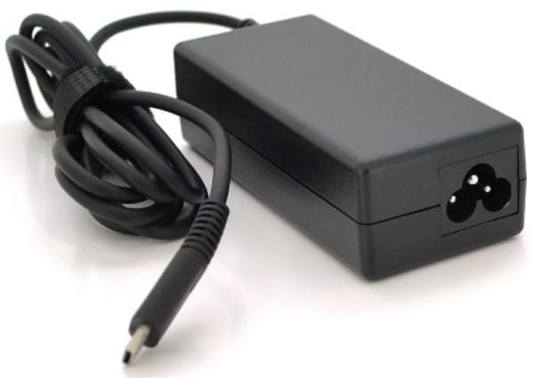 Фото - Зарядное устройство для ноутбука Merlion HP 65W USB Type-C + каб.пит. (LHP65/Type-C/28343)