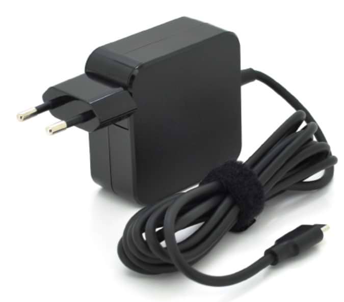 Зарядний пристрій для ноутбука Merlion Asus 45W USB Type-C + каб.живл. (LAS45/Type-C/28336) - Фото 1