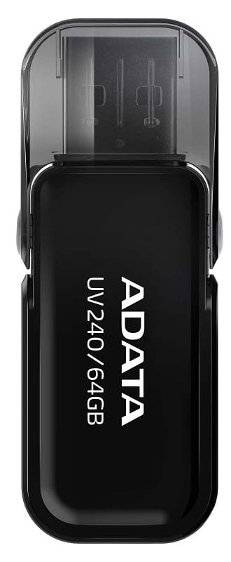 Флеш USB ADATA UV240 64GB USB 2.0 Black (AUV240-64G-RBK)