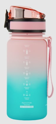 Фото - Бутылка для воды UZspace 3034 Frosted 350 мл Розово-голубая