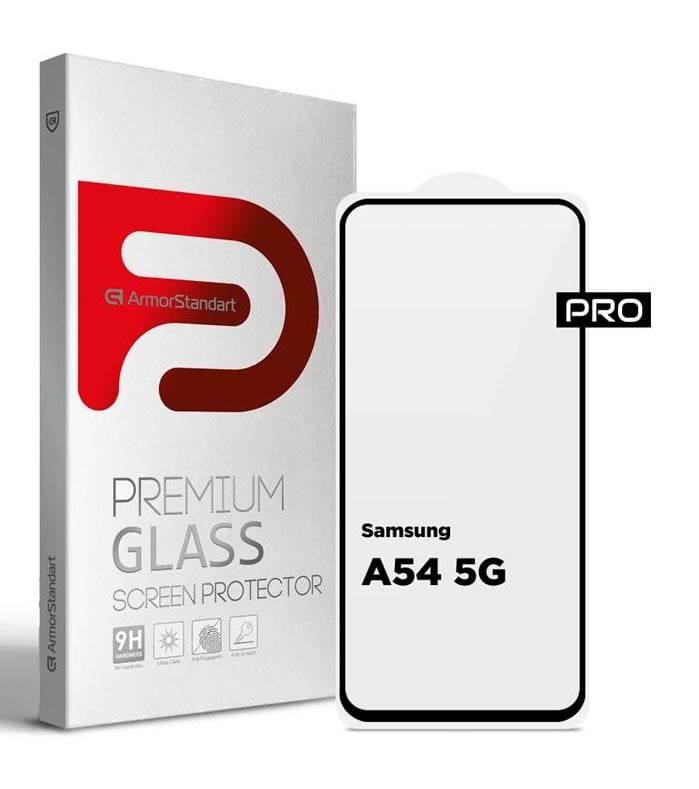 Захисне скло для смартфону Armorstandart Pro for Samsung Galaxy A54 SM-A546 Black (ARM66208) - Фото 1