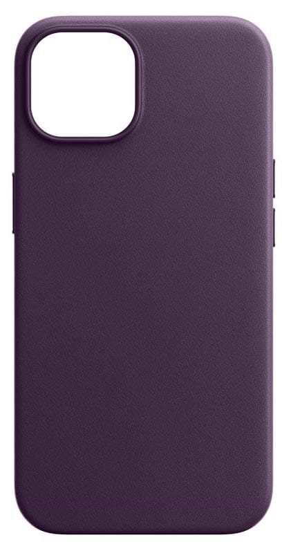 Чехол для смартфона Armorstandart Fake Leather for Apple iPhone 14 Dark Cherry (ARM64392) - Фото 1