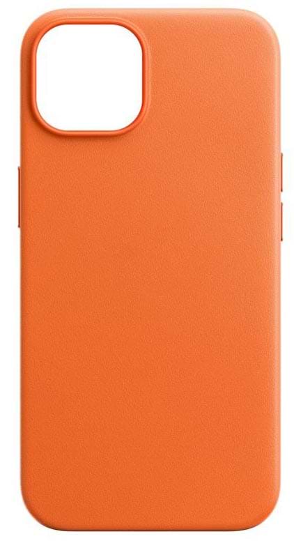 Чохол для смартфону Armorstandart Fake Leather for Apple iPhone 14 Golden Brown (ARM64457) - Фото 1