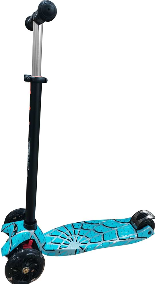 Триколісний самокат X-Treme KS-209W Black-Blue - Фото 1