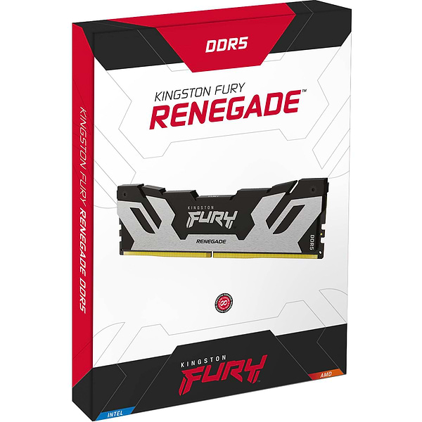 Фото - Память DDR Kingston Fury Renegade Silver DDR5 2x16GB/7200 (KF572C38RSK2-32)