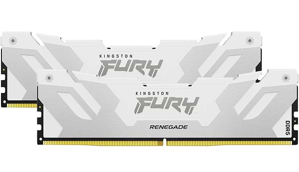 Фото - Память DDR Kingston Fury Renegade White DDR5 2x16GB/6800 (KF568C36RWK2-32)