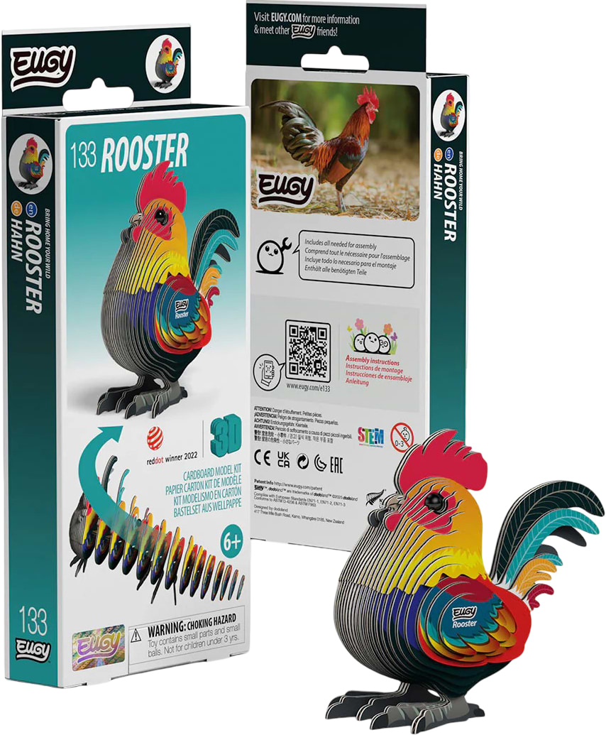 3D пазлы EUGY Зоопарк: Петух (XEG-133)
