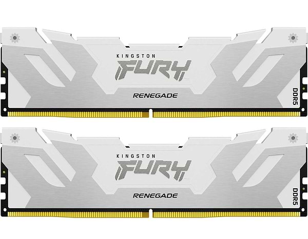 Фото - Память DDR Kingston Fury Renegade White DDR5 2x16GB/6800 (KF568C36RWK2-32)