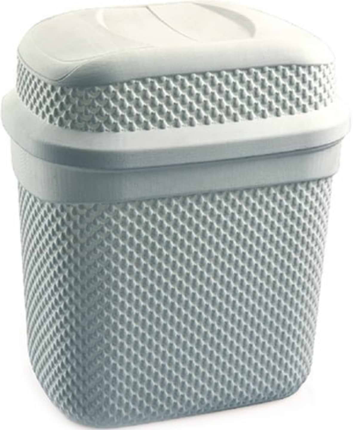 Бак для сміття UCSAN PLASTIC DROP 16л сiрий металiк (134006.2)