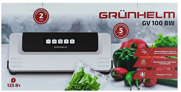 Фото - Вакууматор Grunhelm GV 100 BW