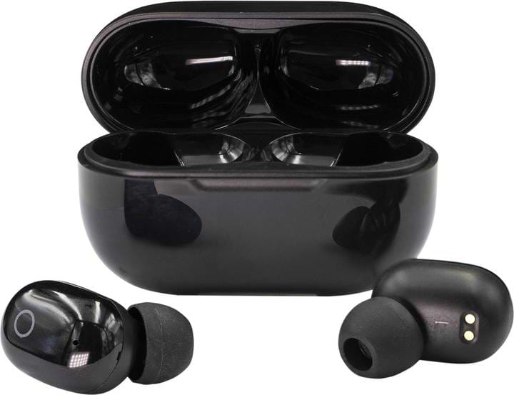 Наушники вкладыши беспроводные TWS RAEL Stereo Earbuds TWS16 Black (QT-RAELTWS16bk) - Фото 1