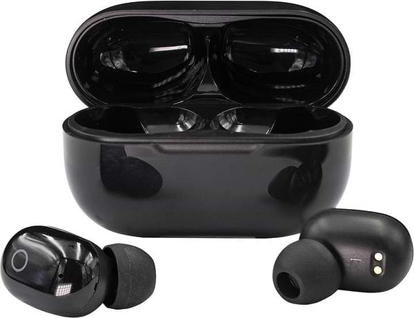 Фото - Наушники вкладыши беспроводные TWS RAEL Stereo Earbuds TWS16 Black (QT-RAELTWS16bk)