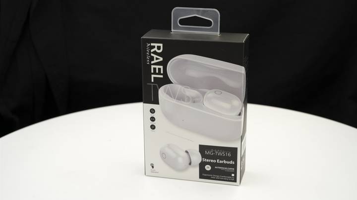 Фото - Навушники вкладиші бездротові TWS RAEL Stereo Earbuds TWS16 White (QT-RAELTWS16wh)