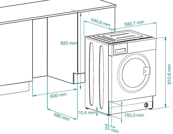 Фото - Стиральная машина встраиваемая Beko WITC7612B0W