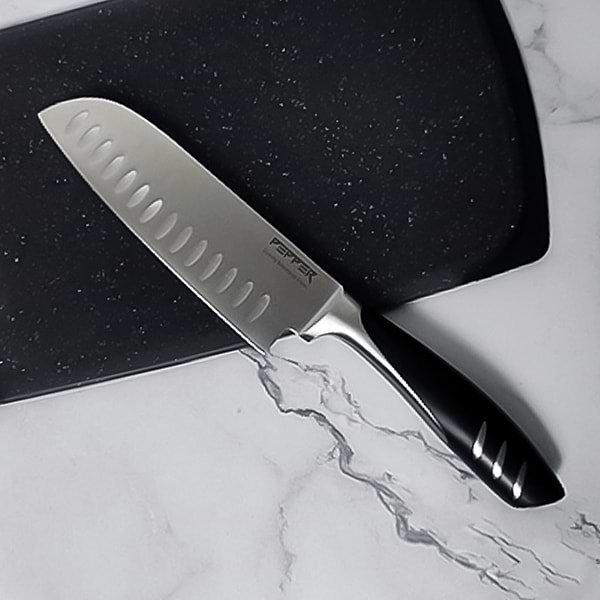 Фото - Ніж сантоку Pepper Tadami 17.5 см (PR-4007-6)