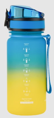 Фото - Бутылка для воды UZspace 3034 Frosted 350 мл Желто-голубая