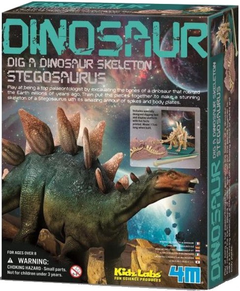 Набір для дослідження 4М Скелет стегозавра (00-03229)