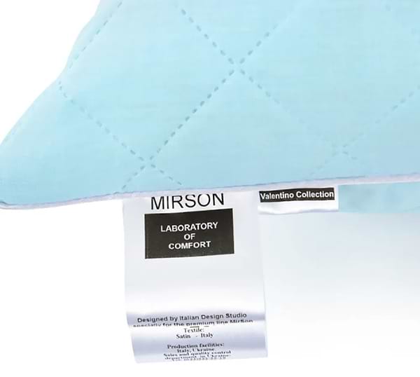 Фото - Подушка стандартна MirSon 1161 Valentino EcoSilk 50х70 см (2200001515413)