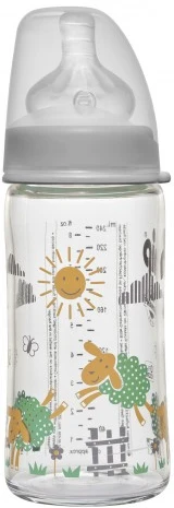 Бутылочка для кормления NIP Олени, 240 мл. (35064)