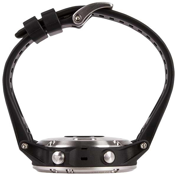 Фото - Смарт-часы Garmin Fenix 5 Plus Glass Silver w/Black Band GPS (010-01988-11)