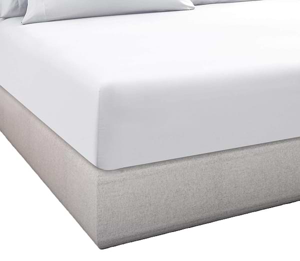 Фото - Простынь односпальная Zastelli на резинке Бязь элит 90х200+20 см Белая (16700)