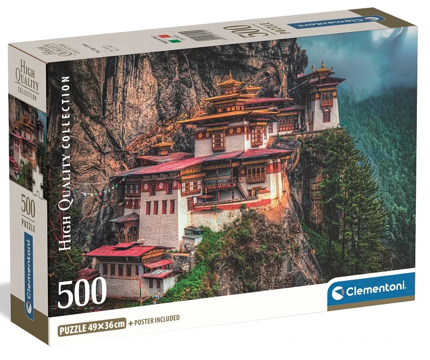 Пазли (8 +) Clementoni Монастир "Гніздо Тигра" у Бутані 500 ел. (35619)