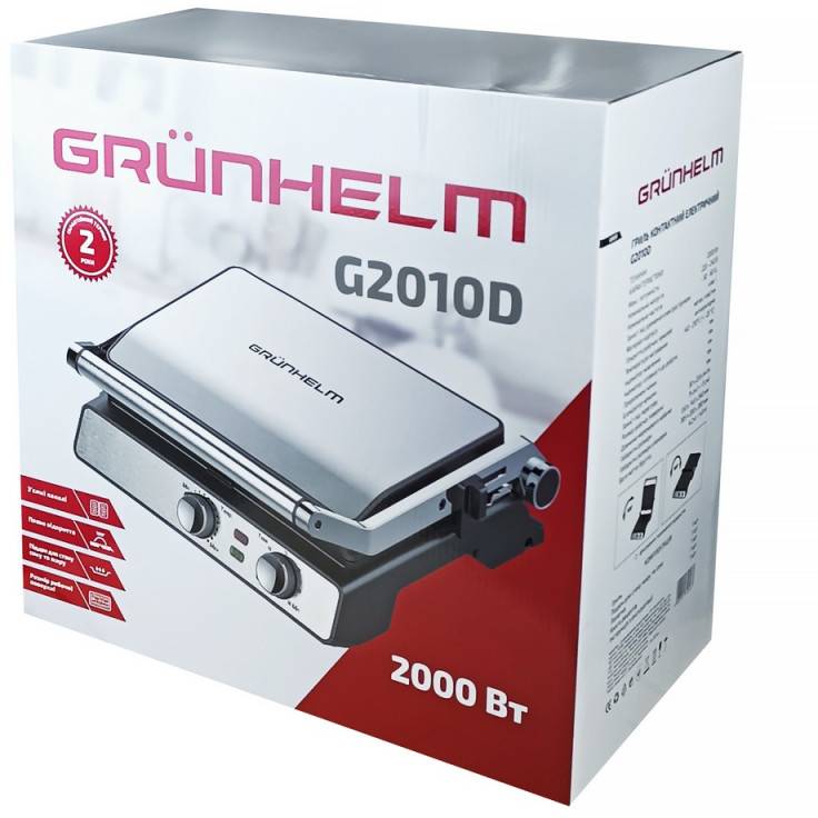 Фото - Гриль-барбекю электрический Grunhelm G2010D