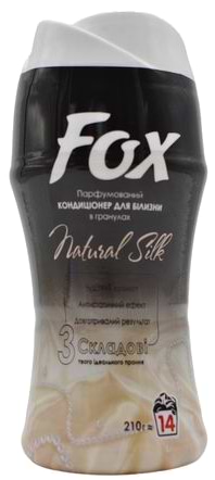 Ополіскувач для білизни Fox в гранулах парфумований Natural Silk 210 г (4440000538916) - Фото 1