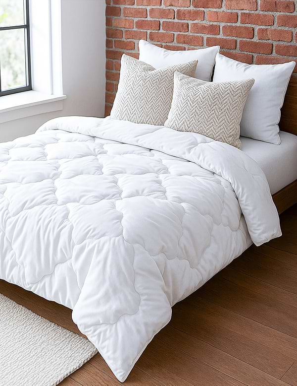 Фото - Одеяло всесезонное полуторное Zastelli Капок 145х205 белая (13584)