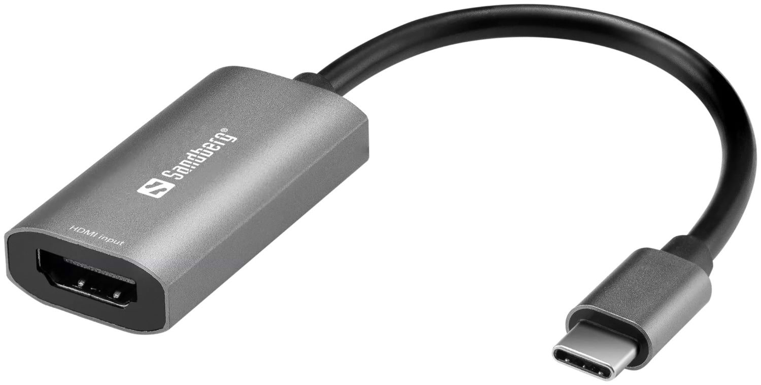 Перехідник Sandberg USB 3.1 Type-С - HDMI (F), 4K (136-36)