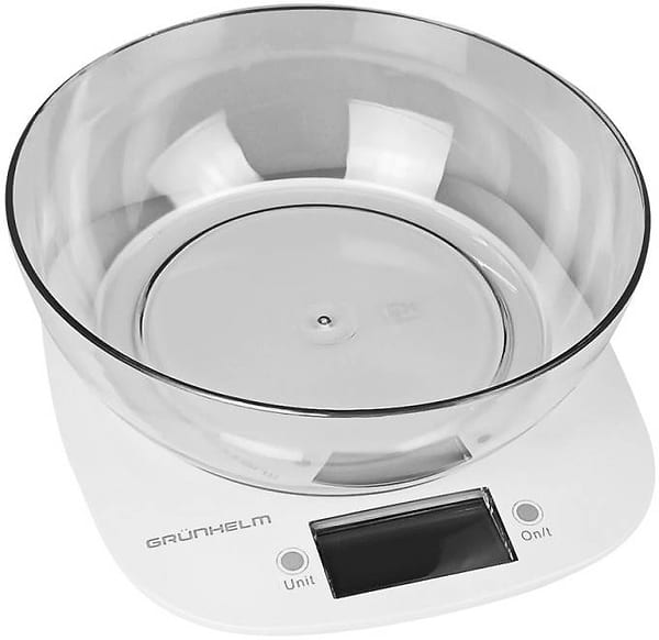Фото - Весы кухонные Grunhelm KES-1PW