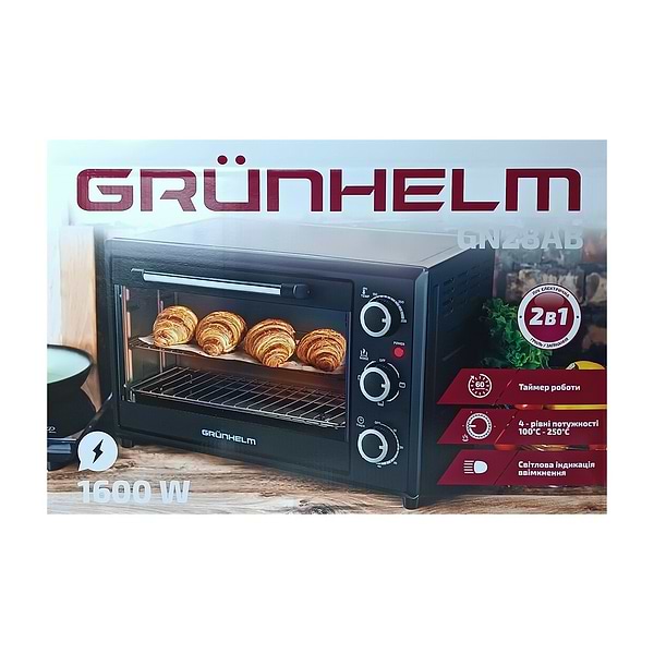 Фото - Піч електрична Grunhelm GN28AВ