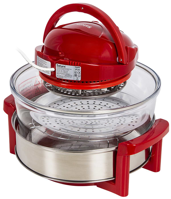 Фото - Аэрогриль Saturn ST-CO9151 Red New