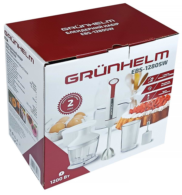 Фото - Блендер заглибний Grunhelm EBS-1280SW