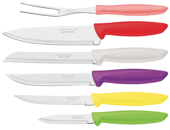 Набор ножей Tramontina Plenus Grey 6 пр. (23498/916)