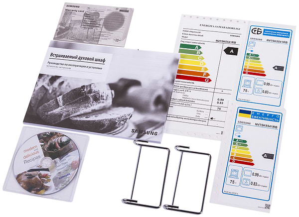 Фото - Уценка - Духовой шкаф Samsung NV75K5541RB/WT