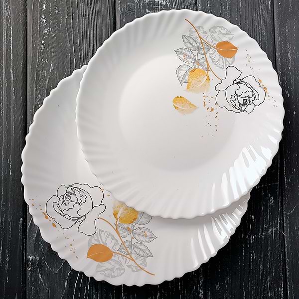 Фото - Тарелка обеденная Vittora V-220MG Магическая красота Wave 220 мм